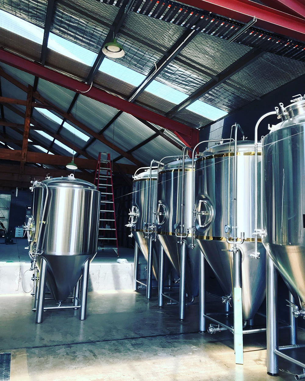 1000L 3 Vessel beer brewing system brewery equipment in Australia--The Welder's Dog Brewery